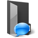 Folder Chatlogs Icon 128x128 png
